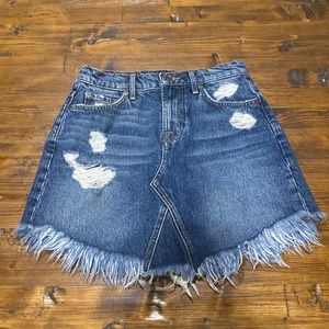 7 For All Mankind Denim Skirt